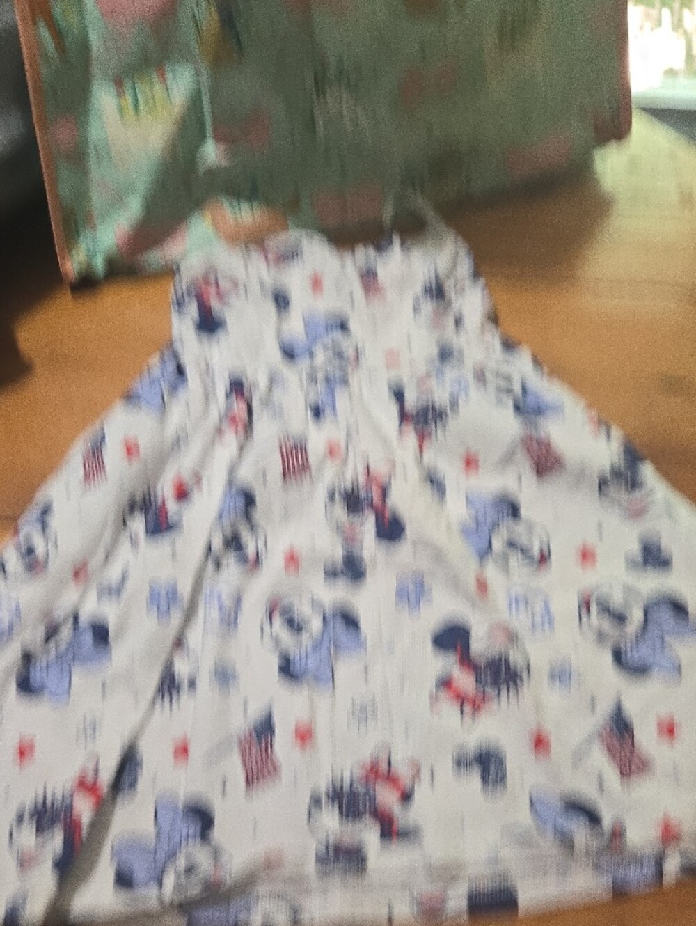 Jumping Bean Disney White Sundress with Red and Blue Mickey Print Sz 5 - Picture 3 of 4